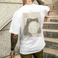 松本邦司によるメイカガフのカエル メンズTシャツ バックプリント 彼への贈り物