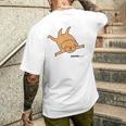 犬だって踊ったり寝たり メンズTシャツ バックプリント 彼への贈り物