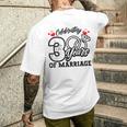 結婚3周年記念マッチング・ギフト メンズTシャツ バックプリント 彼への贈り物