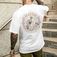 老人はレンチを回す 彼の 80年代 ヴィンテージ メカニック メンズTシャツ バックプリント 彼への贈り物