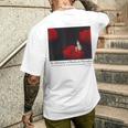 背景シリーズハッチ I メンズTシャツ バックプリント 彼への贈り物