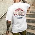 裏面 ヴィンテージ 20 誕生日 デコレーション メンズ 20歳 2006 20歳 メンズTシャツ バックプリント 彼への贈り物