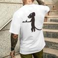 詩とメルヘン 東君平 インド洋の犬 メンズTシャツ バックプリント 彼への贈り物