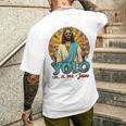 面白いキリスト復活祭の日イエス メンズTシャツ バックプリント 彼への贈り物