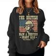 British Blew 13 Colony Lead Washington 4Th Of July Women Women Sweatshirt