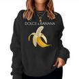 Dolce And BananaCute Graphic Banana レディーススウェットシャツ