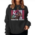 Forever Young Horse、競馬、デルマール、サンタアニタ 長袖tシャツ レディーススウェットシャツ