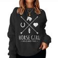 Horse Girl Wild And Free Arrow 馬好き乗馬tシャツ レディーススウェットシャツ