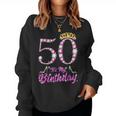 It's My 50Th Birthday Queen Tiarahoes 50歳 Old Bday ギフト レディーススウェットシャツ