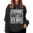 Straight Outta 5Th Gradechool Graduation Class Of 2033 レディーススウェットシャツ