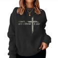 Vintage Retro Style I Cant But I Know A Guy Christian Jesus Women Sweatshirt