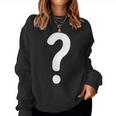 クエスチョンマーク シャツ カップル 男性 女性 キッズ Guess Who コスチューム レディーススウェットシャツ