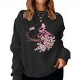 マダム秀 花tシャツ（2） さくら レディーススウェットシャツ