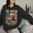 British Blew 13 Colony Lead Washington 4Th Of July Women Women Sweatshirt Gifts for Her