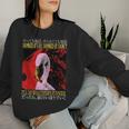 Damned If I Do Damned If I Don't I Don't Flamingo Japanese レディーススウェットシャツ 彼女への贈り物