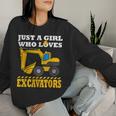 Excavadora Regalo Chicas Construcción Regalos Sudadera Mujer Regalos para ella