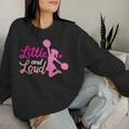Little And Loud チアリーダー コスチューム チアリーディング 女の子 レディーススウェットシャツ 彼女への贈り物