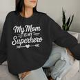 My Mom Is Myuperhero Proud Family Daughteron レディーススウェットシャツ 彼女への贈り物