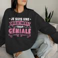 Oy Una Belle Madre Genal Belle-Maman Día De La Madre Sudadera Mujer Regalos para ella