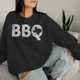 テキサス Bbq Tx バーベキュー マップ ユーズド加工 テキサス 男性 女性 キッズ レディーススウェットシャツ 彼女への贈り物