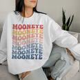 Mooneye Groovy レトロフィッシュ レディーススウェットシャツ 彼女への贈り物