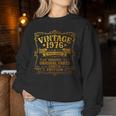 50歳 誕生日 男性女性intage 1976年1976年生まれ レトロデザインブランド レディーススウェットシャツ 面白い贈り物