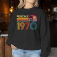 56歳の誕生日プレゼント 56歳 男性 女性 レトロ ヴィンテージ 1970 レディーススウェットシャツ 面白い贈り物