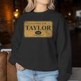 EHテイラー大佐 1St And Only Bourbon Whiskey Distressed 長袖tシャツ レディーススウェットシャツ 面白い贈り物