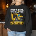 Excavadora Regalo Chicas Construcción Regalos Sudadera Mujer Regalos divertidos