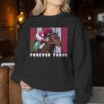 Forever Young Horse、競馬、デルマール、サンタアニタ 長袖tシャツ レディーススウェットシャツ 面白い贈り物