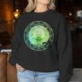 Mandala Namaste スピリチュアルブッダ ファッション服セット グリーン レディーススウェットシャツ 面白い贈り物