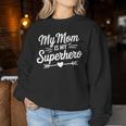 My Mom Is Myuperhero Proud Family Daughteron レディーススウェットシャツ 面白い贈り物