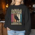 This Is My Human コスチューム I'm Really A Burrowing Owl 長袖tシャツ レディーススウェットシャツ 面白い贈り物