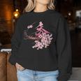 マダム秀 花tシャツ（2） さくら レディーススウェットシャツ 面白い贈り物
