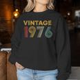 ヴィンテージ 1976 50歳の誕生日プレゼント 男性 女性 50歳 レディーススウェットシャツ 面白い贈り物