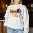 59歳の誕生日プレゼント 59歳 男性 女性 レトロ ヴィンテージ 1967 レディーススウェットシャツ 面白い贈り物