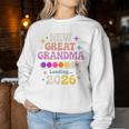 New Great Grandma Loading 2026 レトロ 妊娠 レディーススウェットシャツ 面白い贈り物