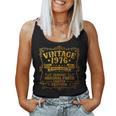 50歳 誕生日 男性女性intage 1976年1976年生まれ レトロデザインブランド レディースタンクトップ