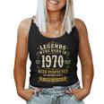 56歳 誕生日 男性女性intage 1970年1970年生まれ レトロデザインブランド レディースタンクトップ