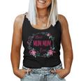 Best Mum Mum Ever With Pink Floral Fun Aunt Grandma Mom Women Tank Top
