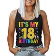 It's My 18歳の誕生日プレゼント。18歳のティーンの男の子と女の子に。 レディースタンクトップ