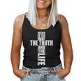 Jesus Is The Way The Truth And The Life アパレル Christian Cr レディースタンクトップ