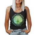 Mandala Namaste スピリチュアルブッダ ファッション服セット グリーン レディースタンクトップ
