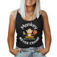 Monkey Never Cramp Eat A Banana Basketball レディースタンクトップ