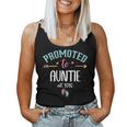 Promoted To Auntie 2026 First Time Aunt Est 2026 Aunty To Be レディースタンクトップ