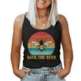 Save The Bees レトロスタイル 気候変動ave The Queen レディースタンクトップ