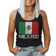 メキシコの国旗 アンティーク調 男性 女性 キッズ レディースタンクトップ