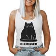 Annoyed Cat Dismissedarcastic Rolling Eyes カワイイキャット レディースタンクトップ