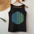 Flower Of Life 宇宙のポジティブなエネルギー フラワーオブライフ 長袖tシャツ レディースタンクトップ 面白い贈り物