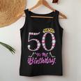 It's My 50Th Birthday Queen Tiarahoes 50歳 Old Bday ギフト レディースタンクトップ 面白い贈り物